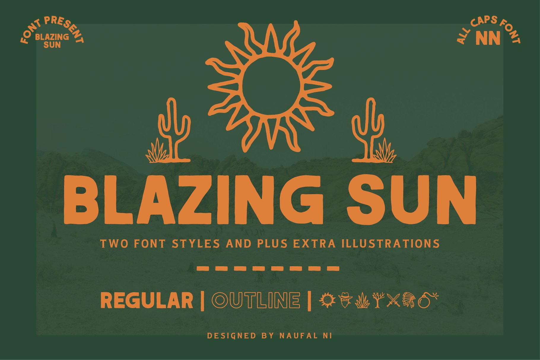 BLAZING SUN - Extra Illustrations cover image.
