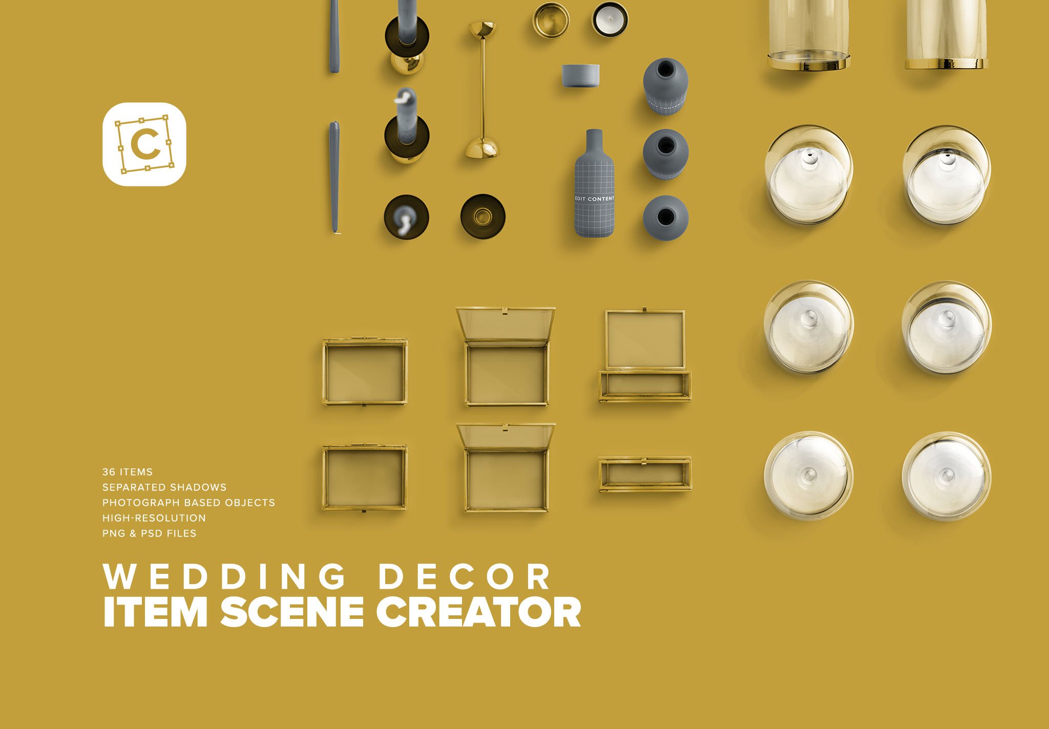 Wedding Decor Scene Creator cover image.