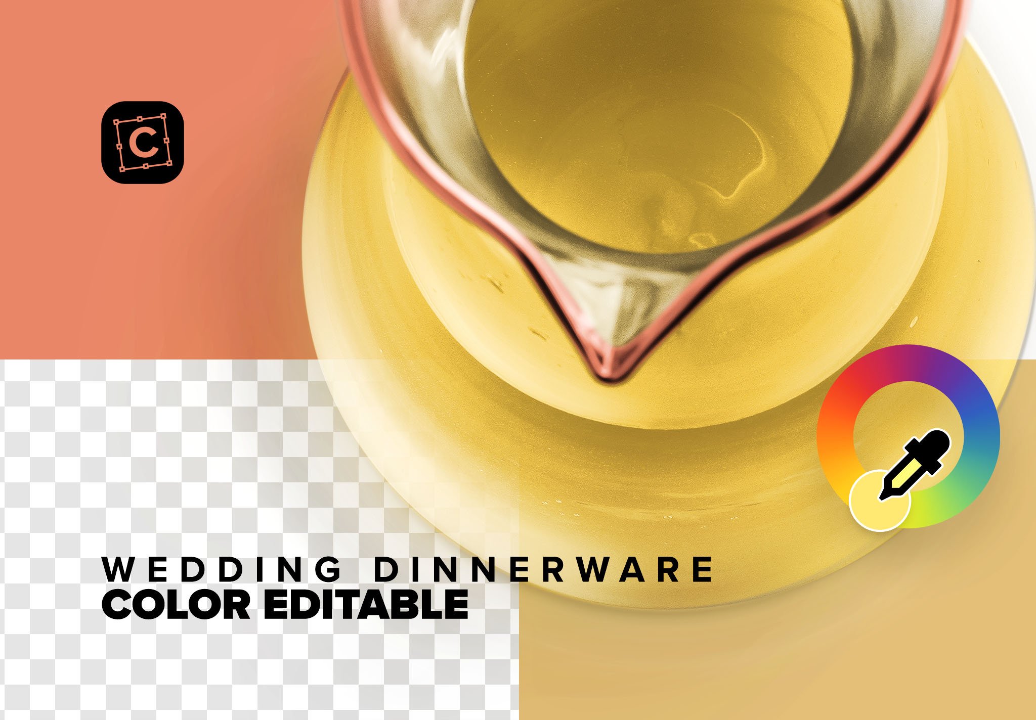 wedding dinnerware 04 item scene creator 106