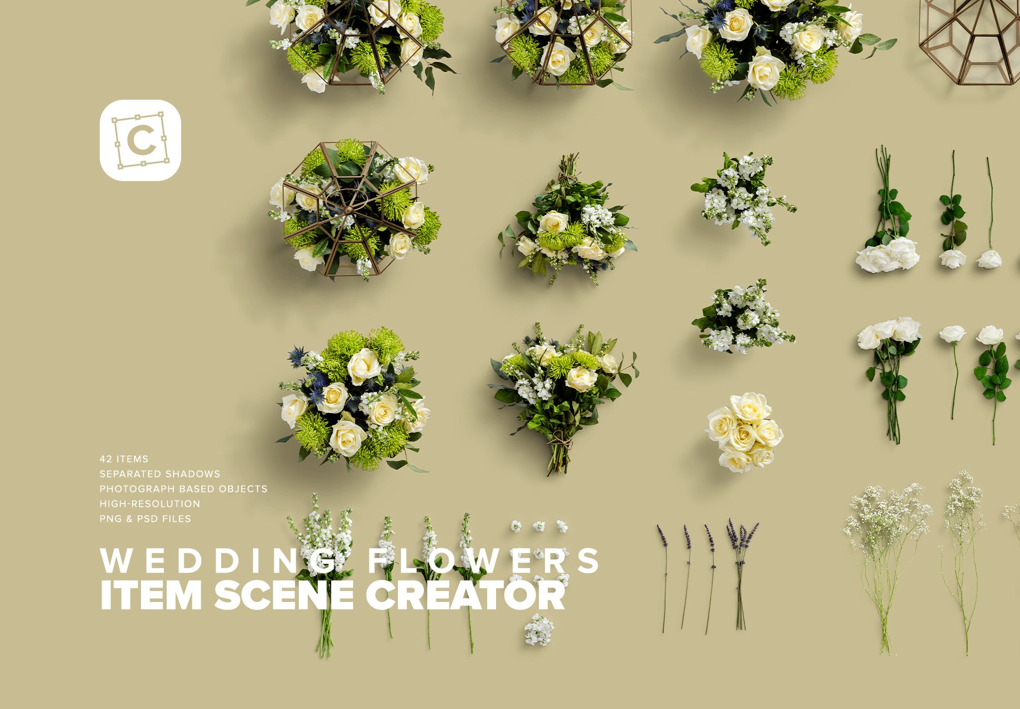 Wedding Floral Item Scene Creator cover image.