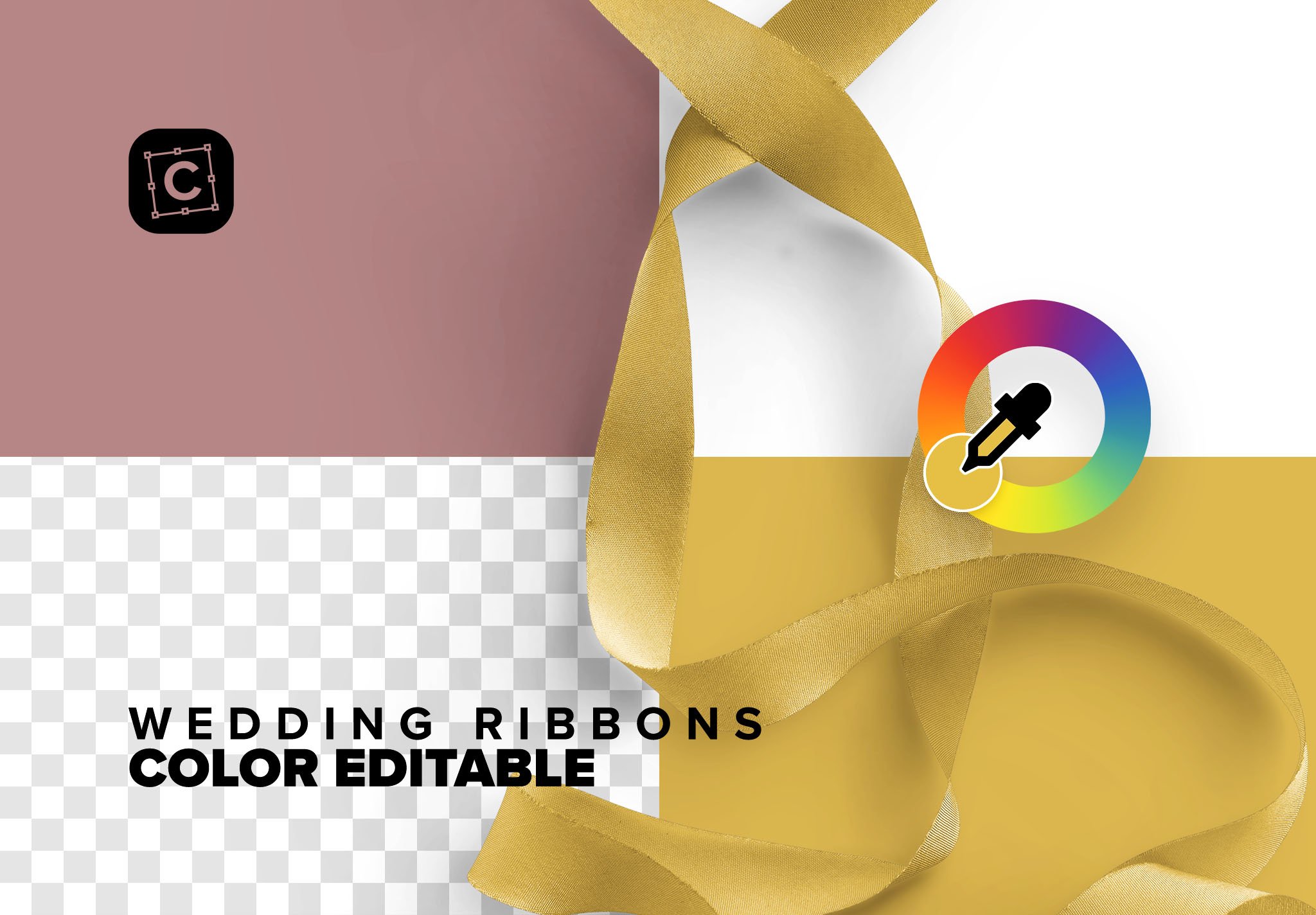 wedding ribbons 04 item scene creator 562