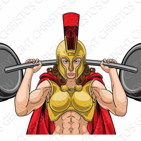 Woman Spartan Trojan Sports Mascot cover image.