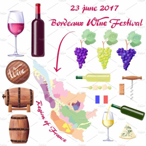 Bordeaux Wine Festival on 23 June 2017 Poster cover image.