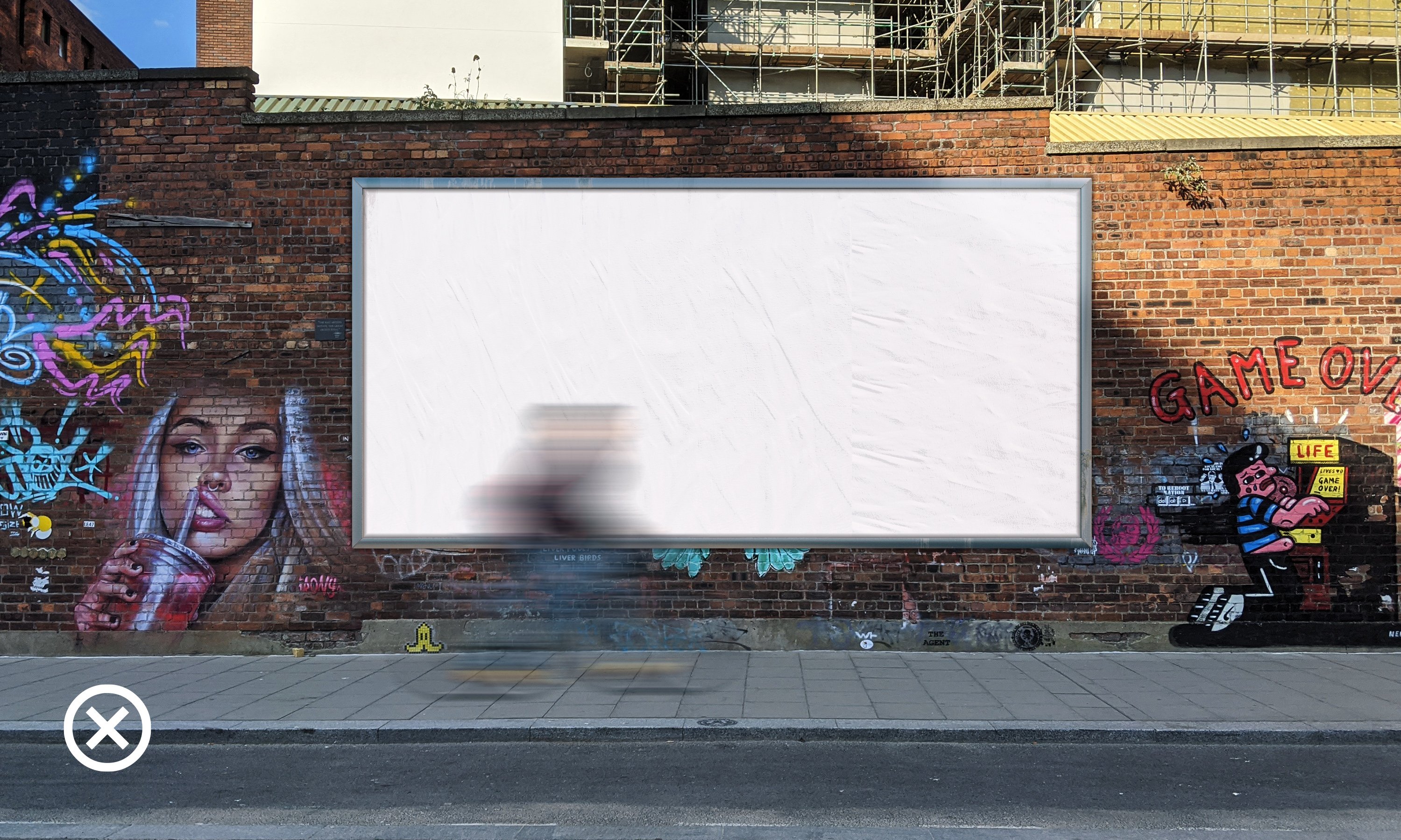 Street Billboard Mockup preview image.