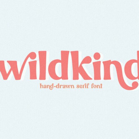 Wildkind | Boho Serif Font cover image.