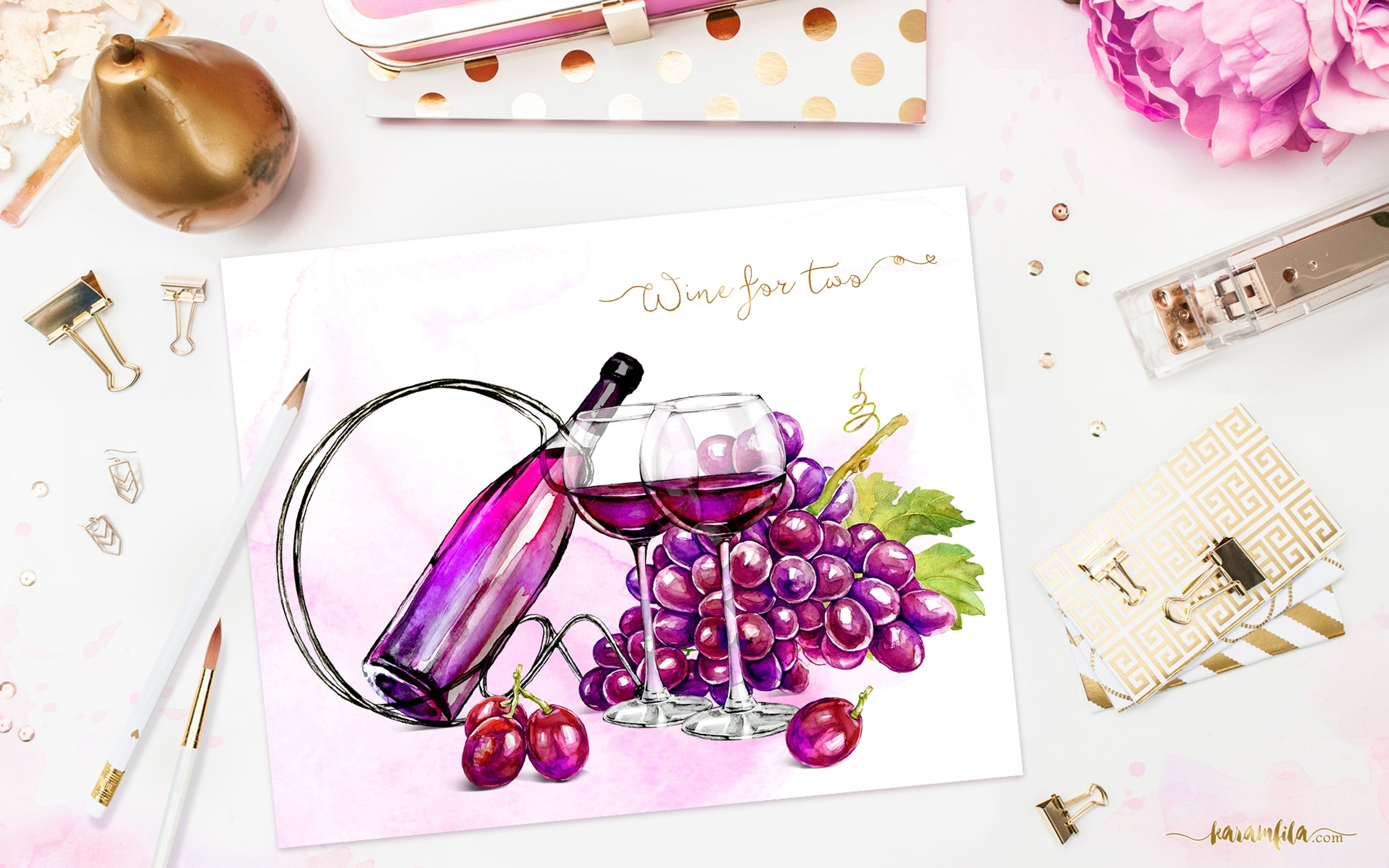 wine clipart v10 682