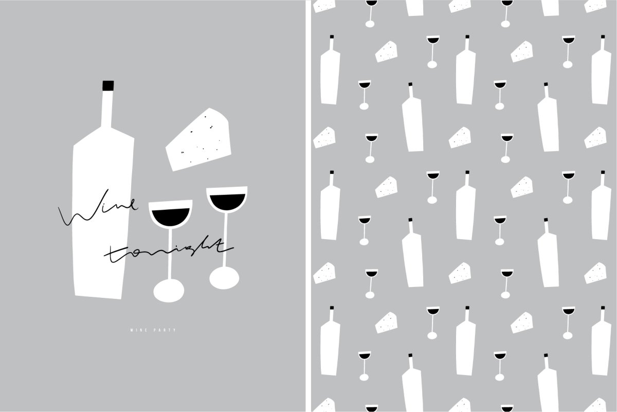 Wine graphic set cover image.