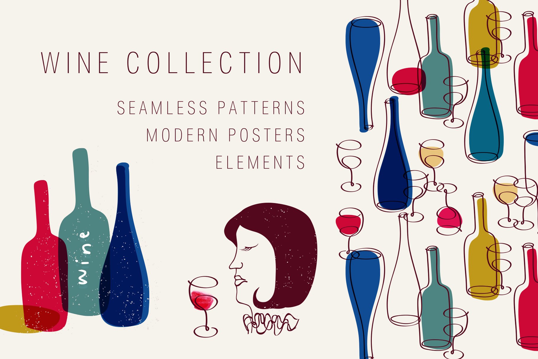 Modern wine collection cover image.