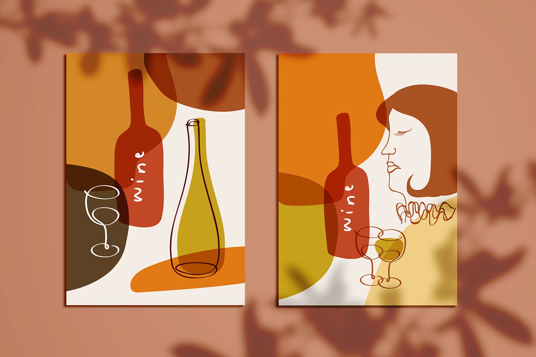 Modern wine collection preview image.