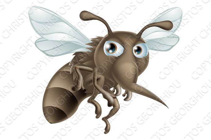 Cartoon mosquito cover image.