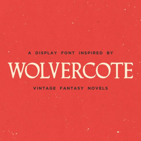 Wolvercote Regular - Display Font cover image.