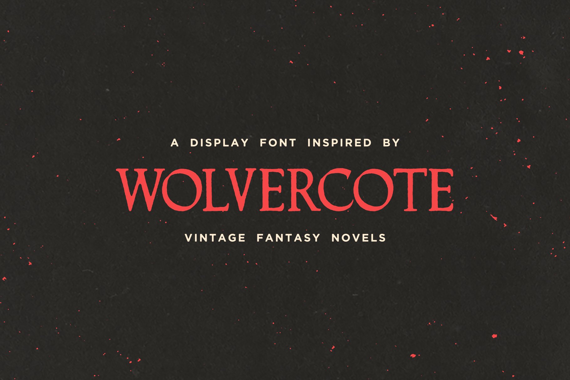 Wolvercote - A Fantasy Display Font cover image.