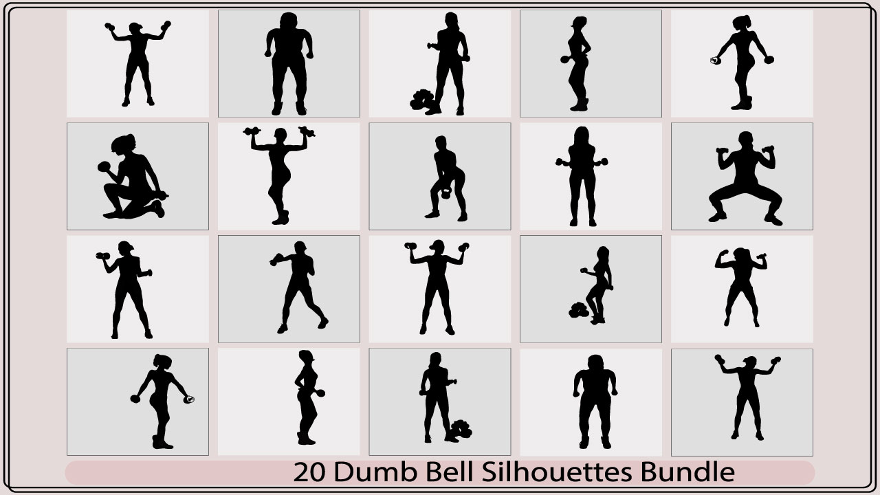 woman dumbbell silhouettemb add media 182