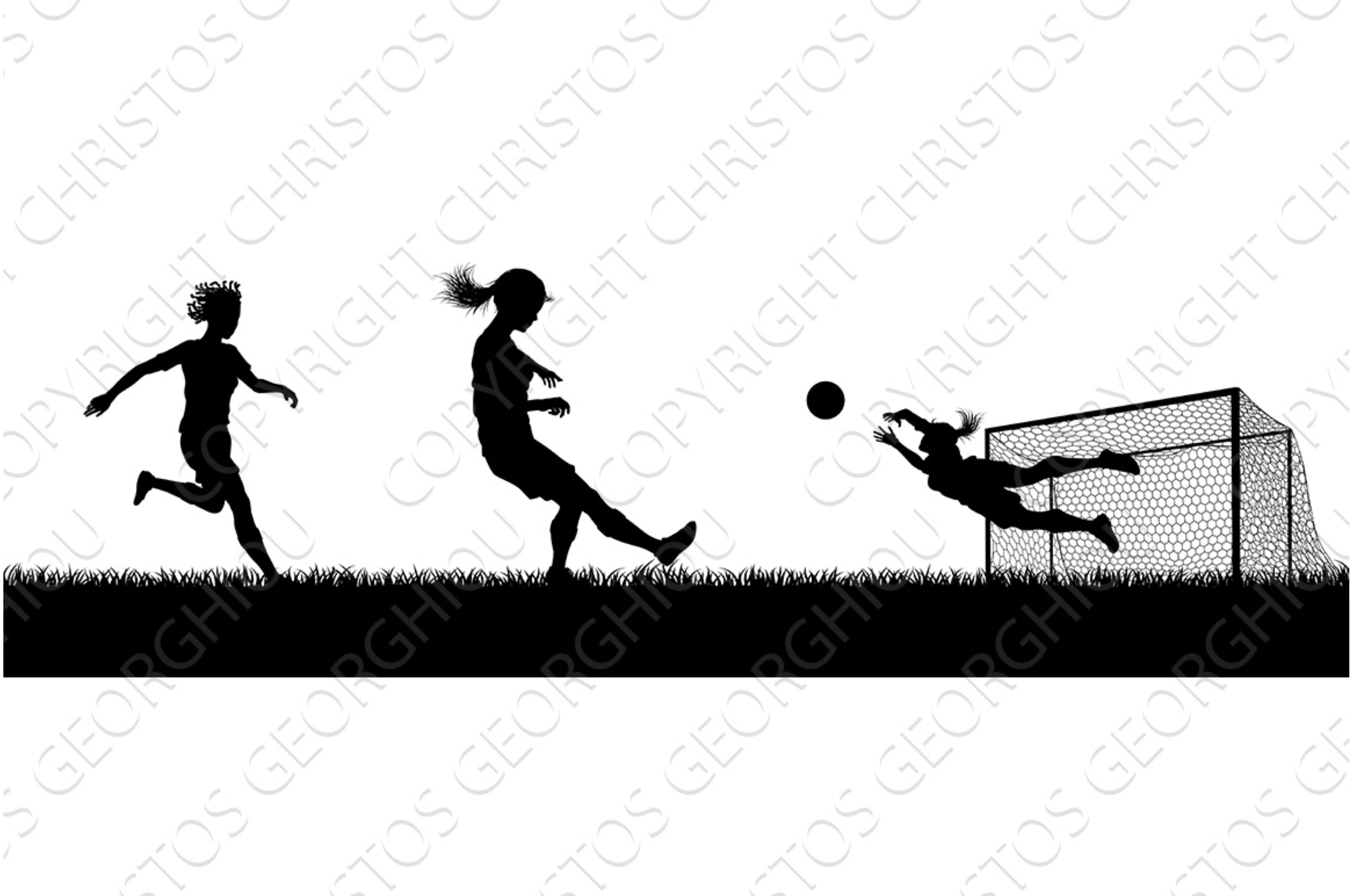 Women Soccer Football Players Scene cover image.