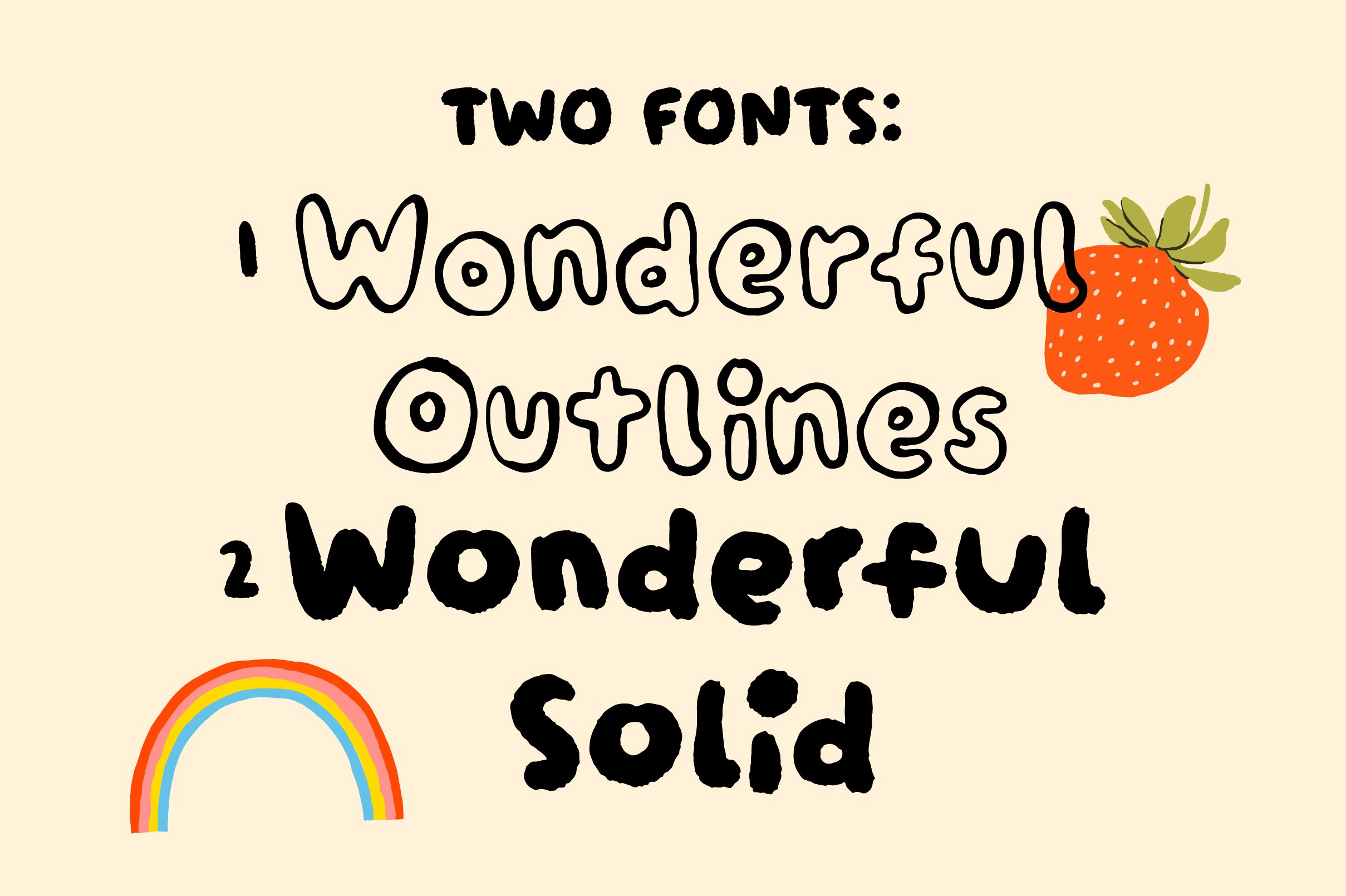 wonderful font family 05 985