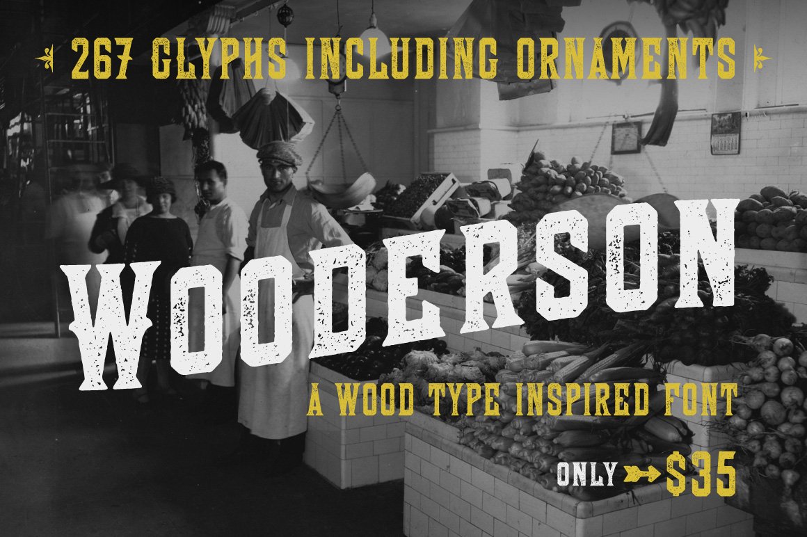 Wooderson Font cover image.