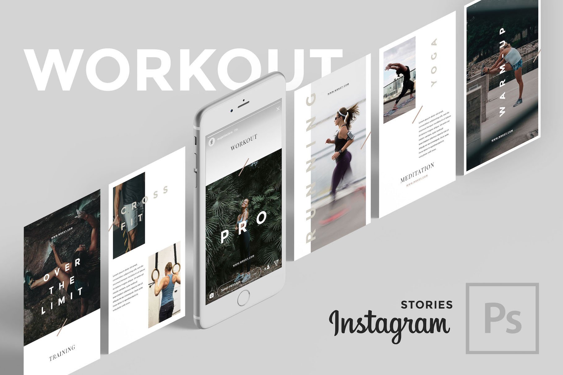 Fitness Social Insta Coach Templates cover image.