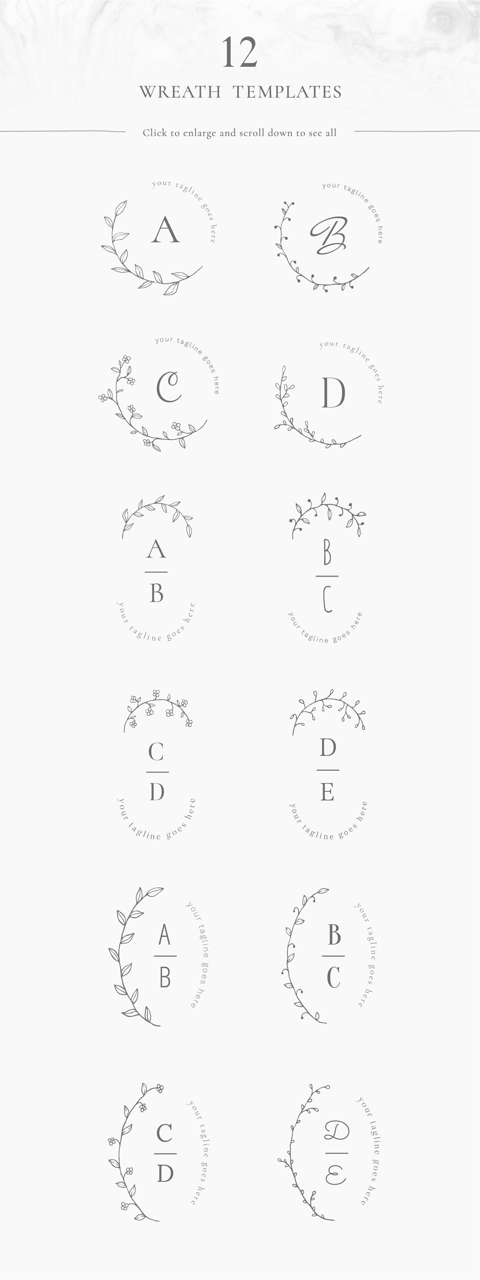 wreath tamplates 548