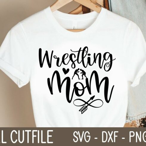 Wrestling Mom SVG cover image.