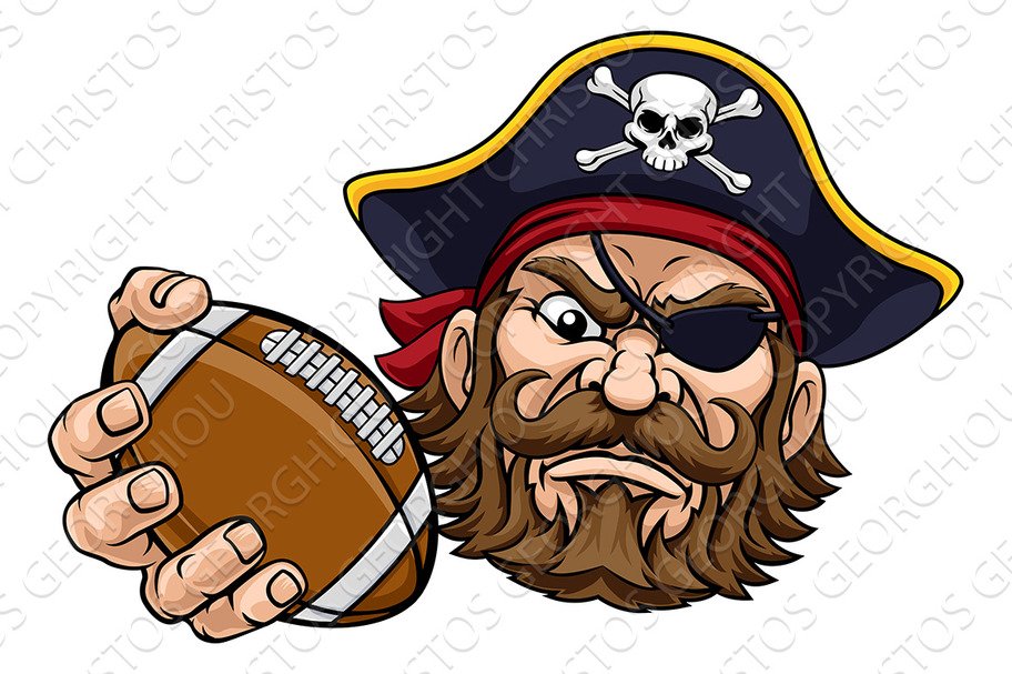 Pirate American Football Sports cover image.