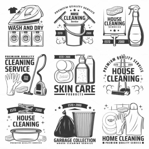 Laundry and house cleaning cover image.