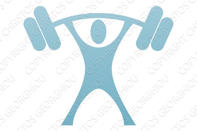 Weight Lifter Icon cover image.