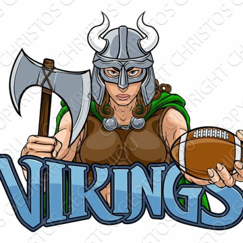 Viking Female Gladiator Football cover image.