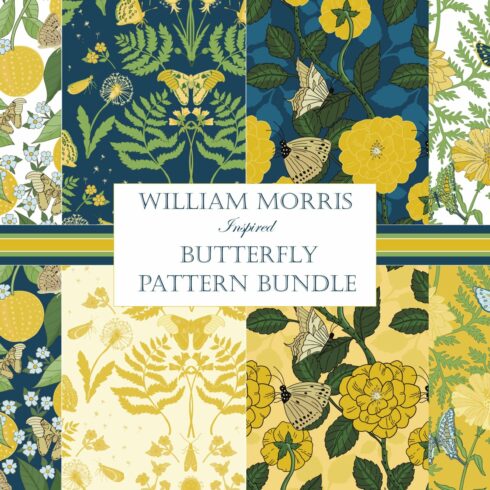William Morris Butterfly Patterns II cover image.