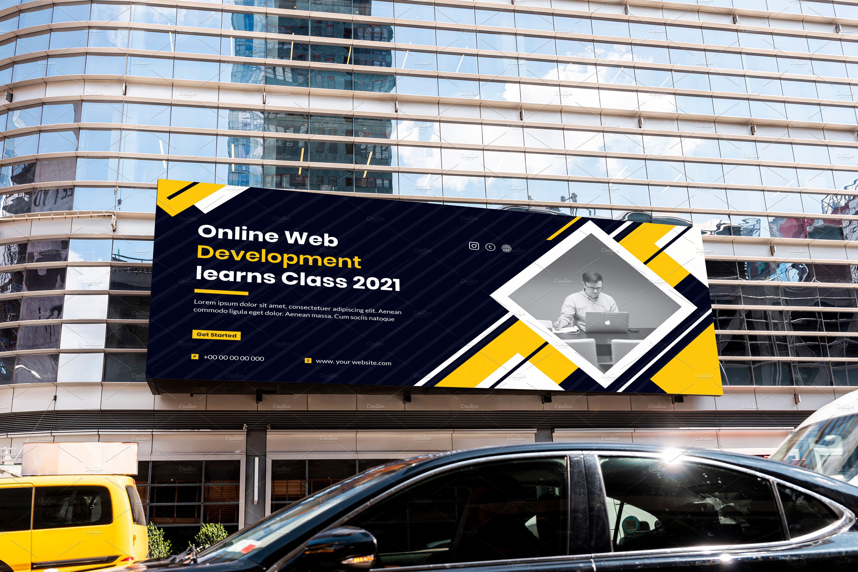 Digital Marketing Billboard Banner preview image.