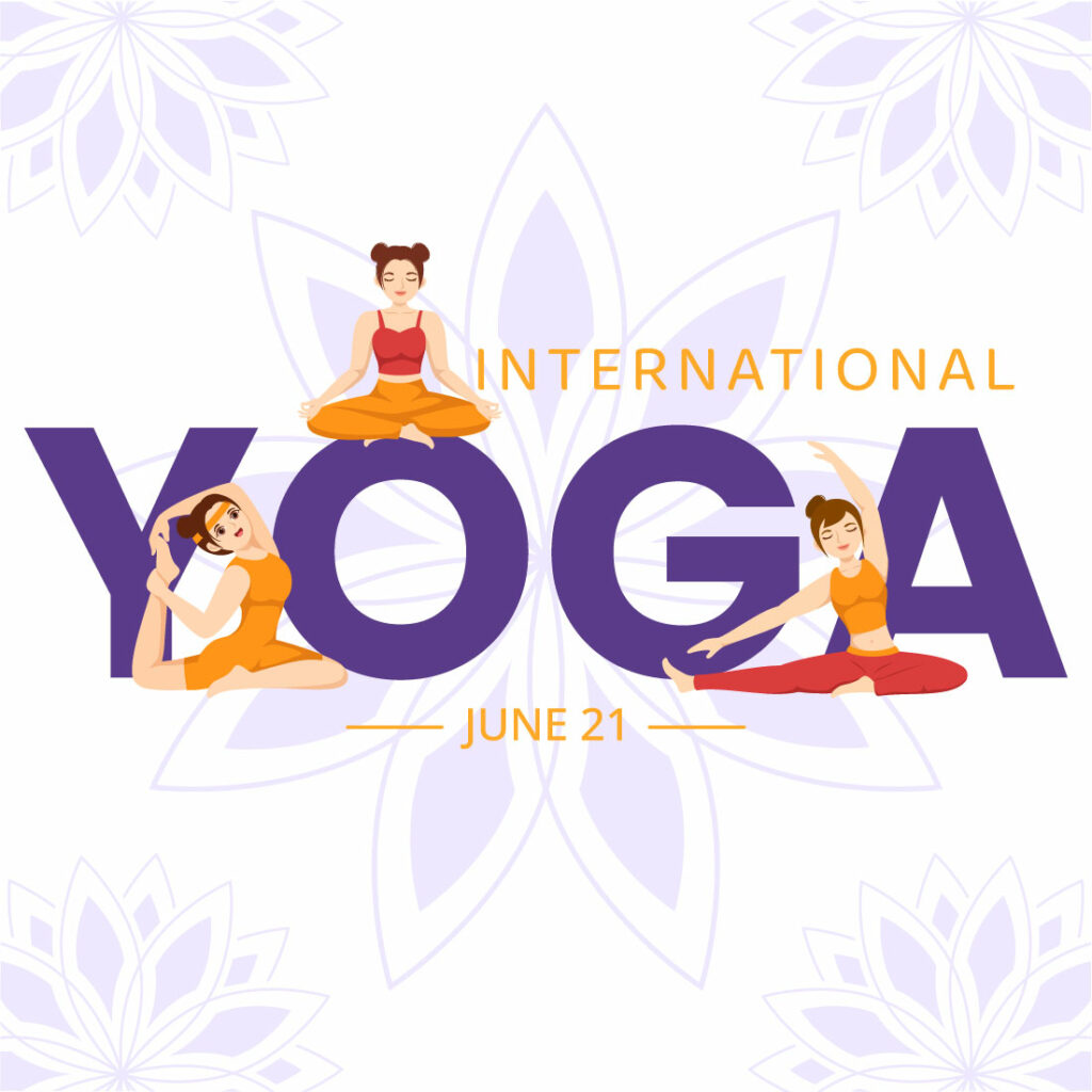 12 International Yoga Day Illustration - MasterBundles