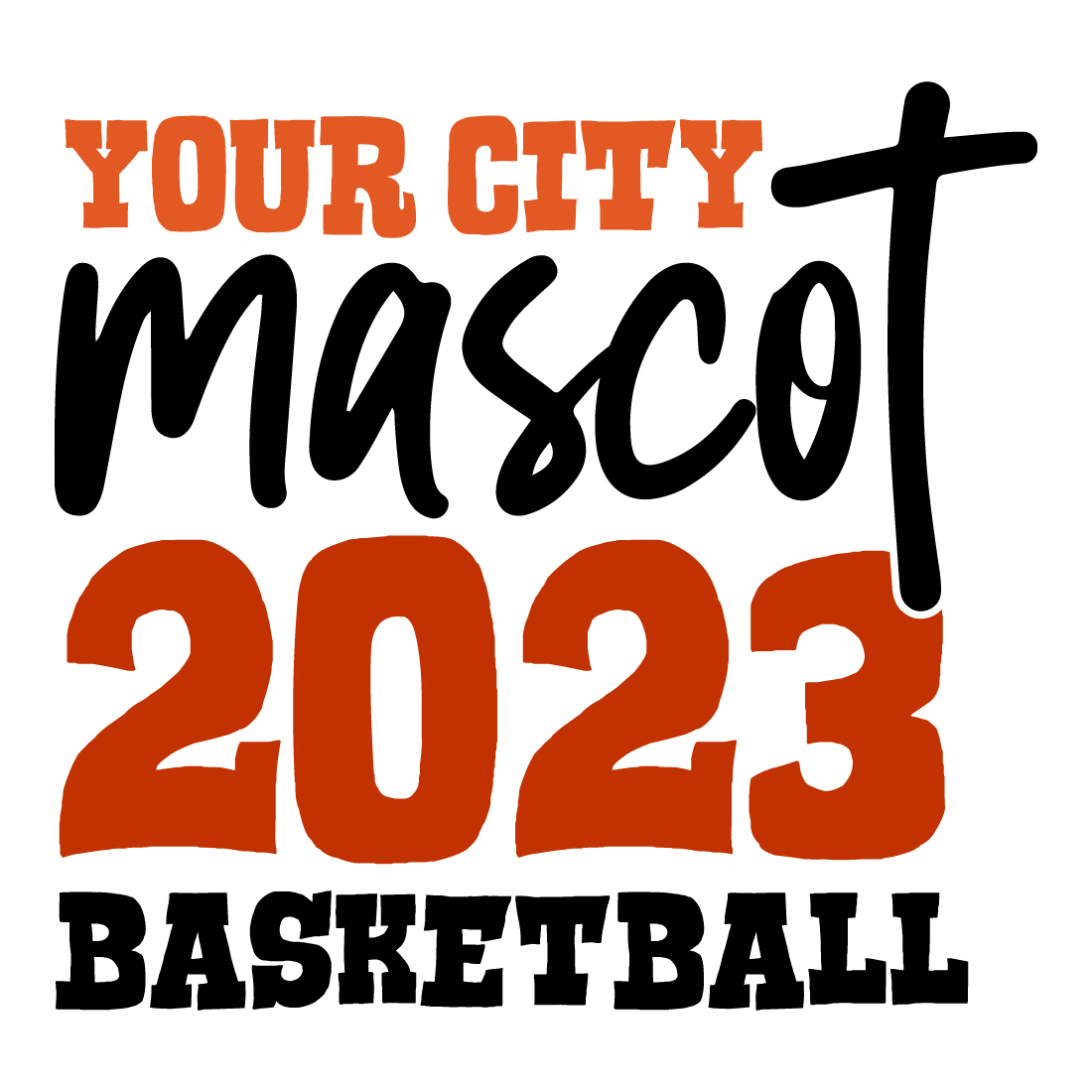 Your City Mascot 2023 Basketball cover image.
