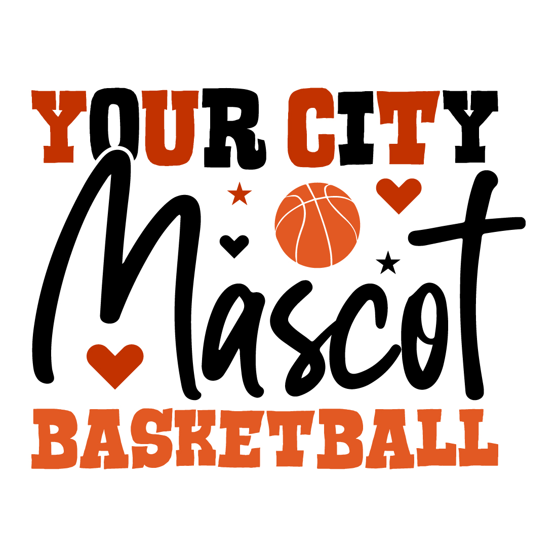Your City Mascot Basketball preview image.