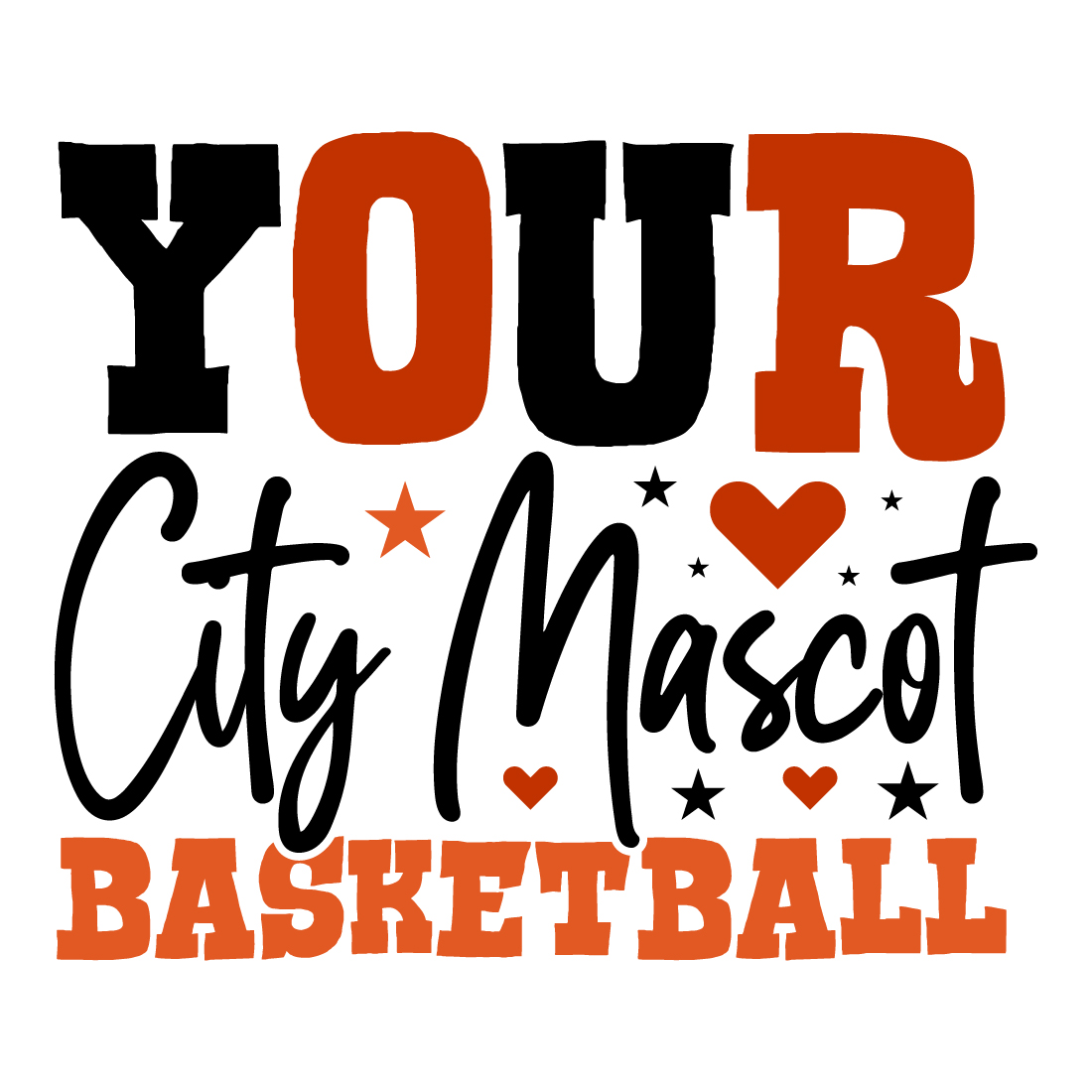 Your City Mascot Basketball preview image.
