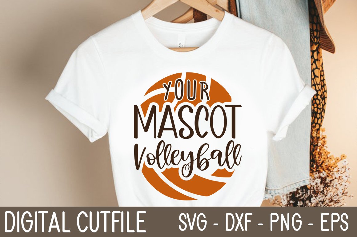 Your Mascot Volleyball SVG cover image.