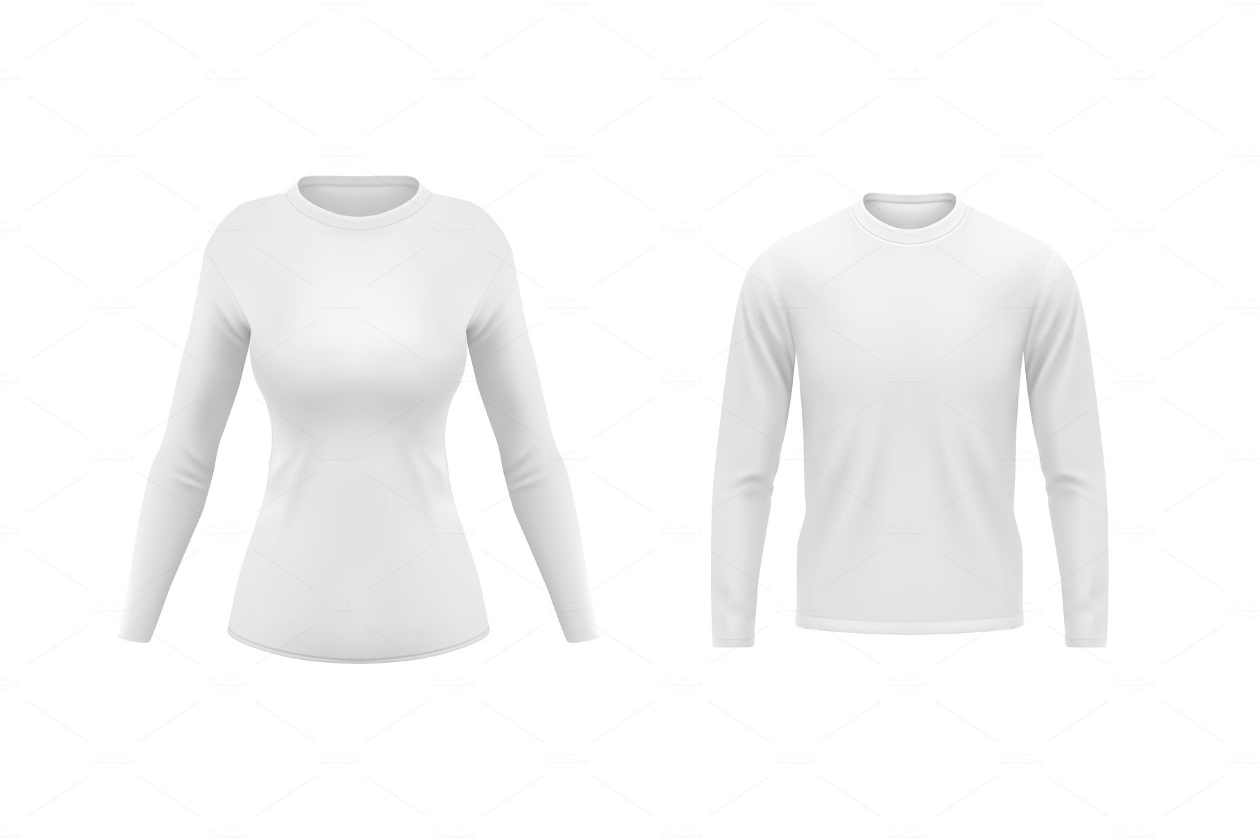 White shirts with long sleeves cover image.