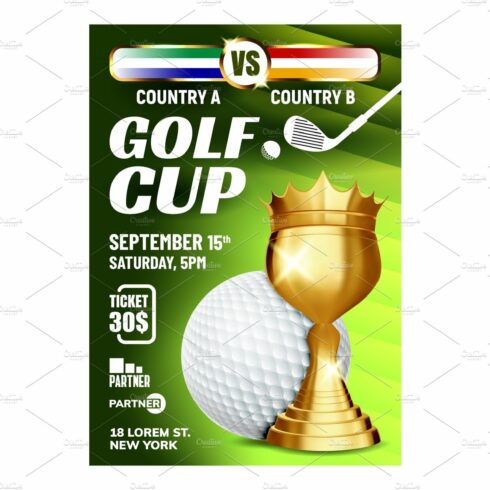Golf Cup For Golfer Win Championship cover image.