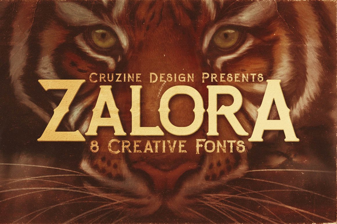 Zalora Typeface cover image.