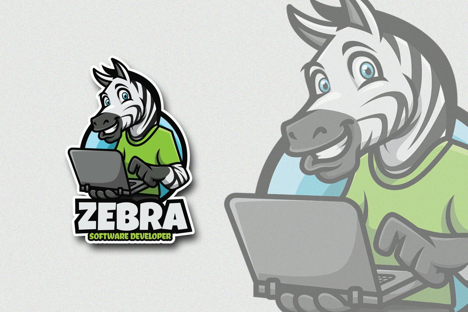 Zebra Software Developer Logo MasterBundles