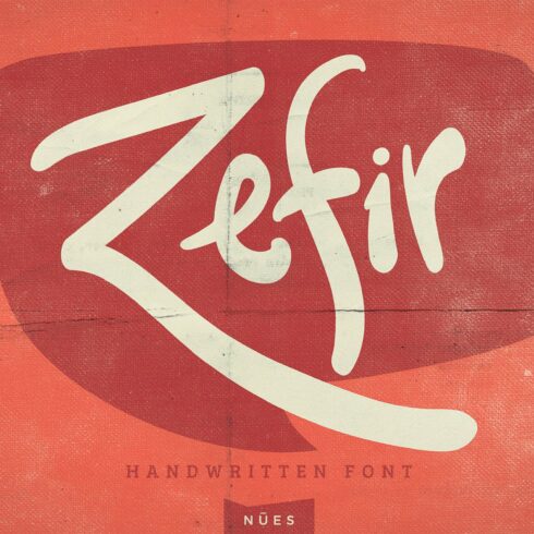 Zefir Script Font cover image.