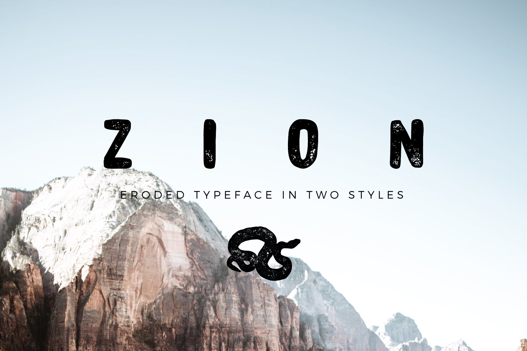 Zion Font + FREE Logo Badges! cover image.