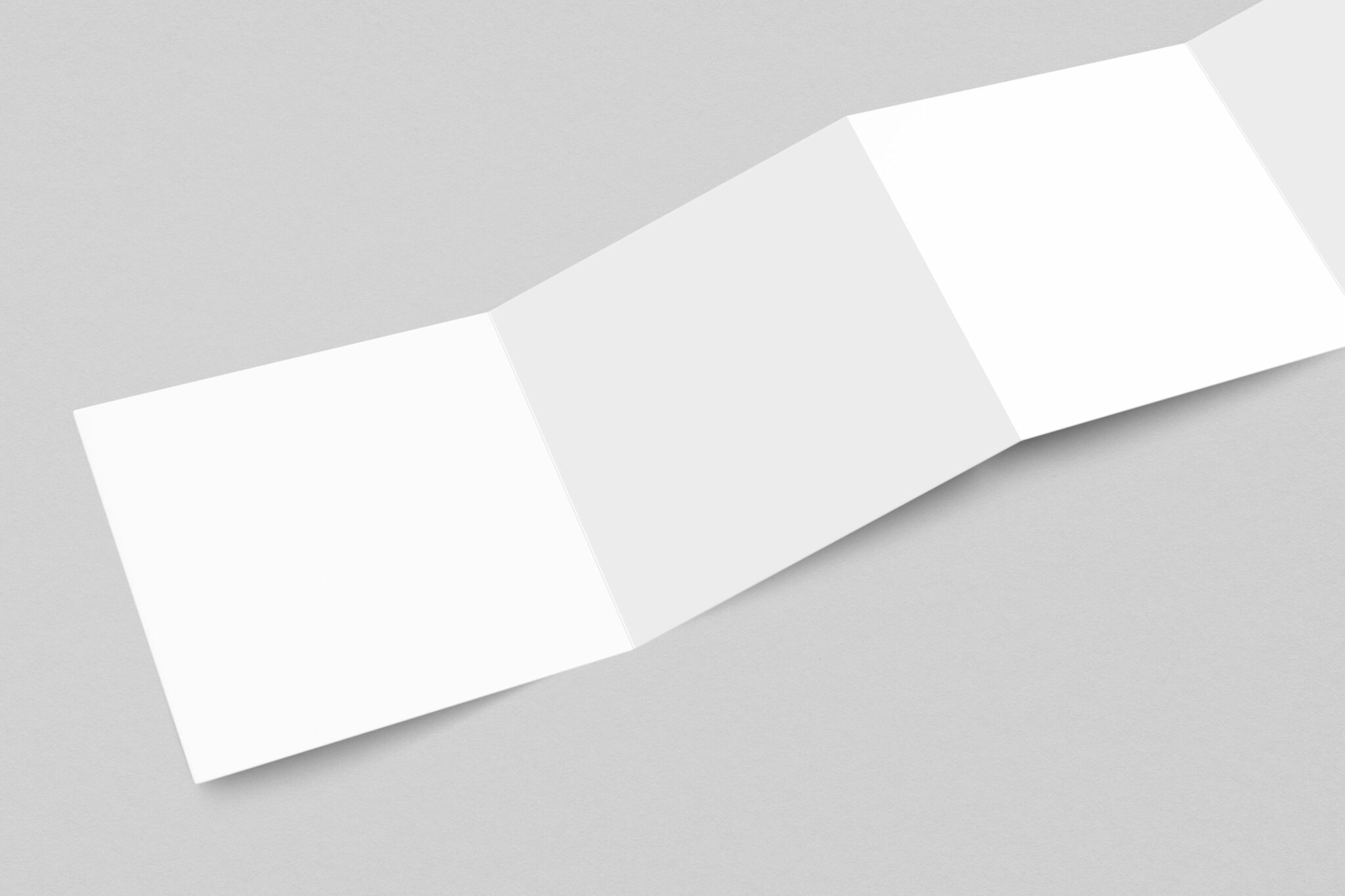 Square 4 Fold Brochure Mockup – MasterBundles