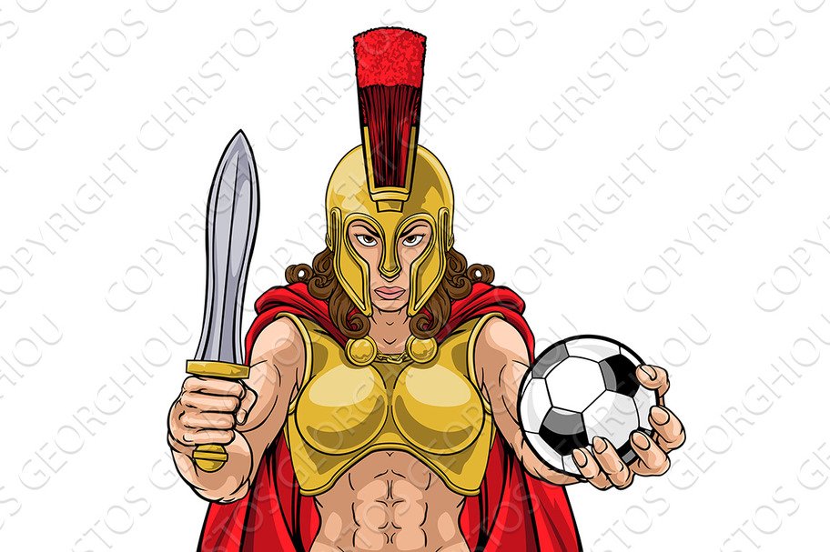 Spartan Trojan Gladiator Soccer cover image.