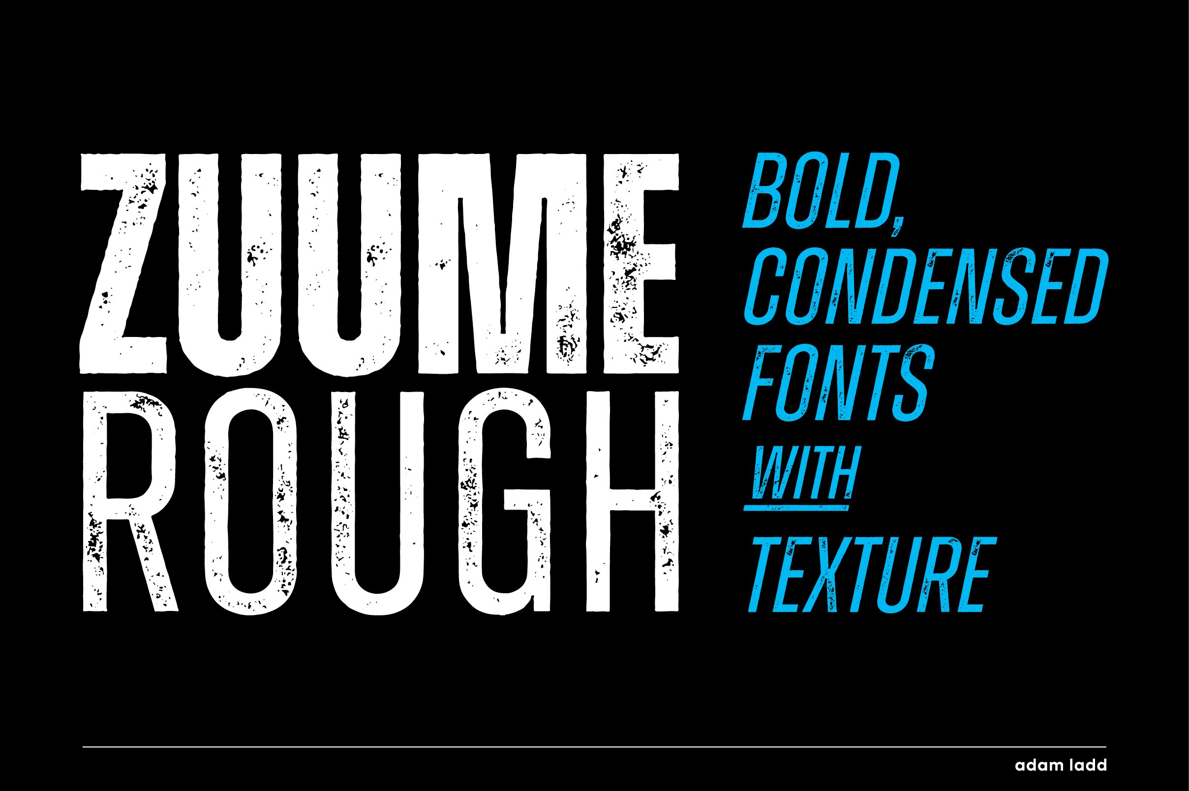 Zuume Rough Font Family cover image.