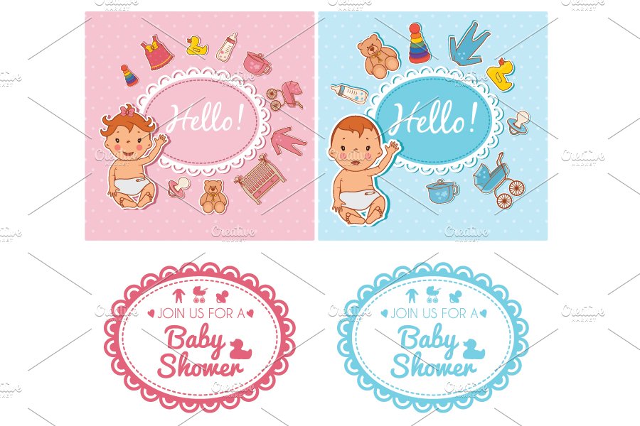 Baby set vol.7 preview image.