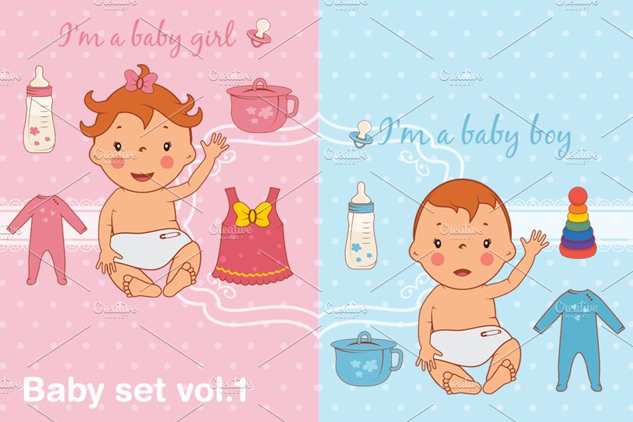 Baby set vol.1 cover image.