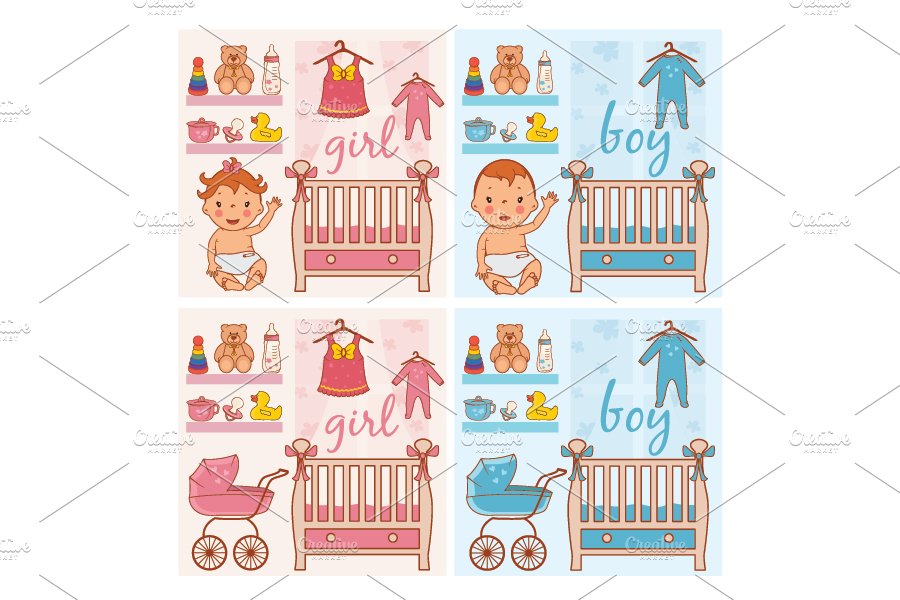 Baby set vol.5 preview image.