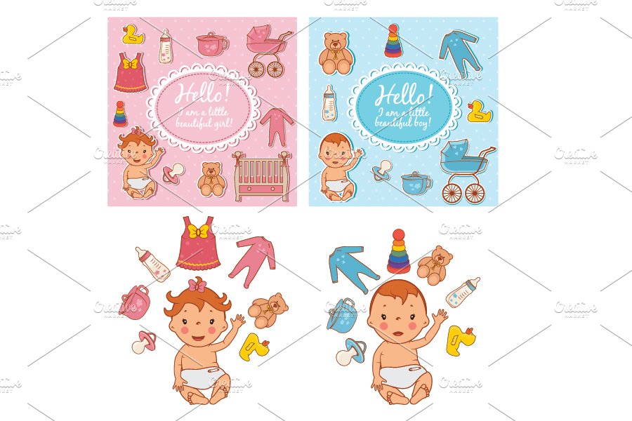 Baby set vol.6 preview image.