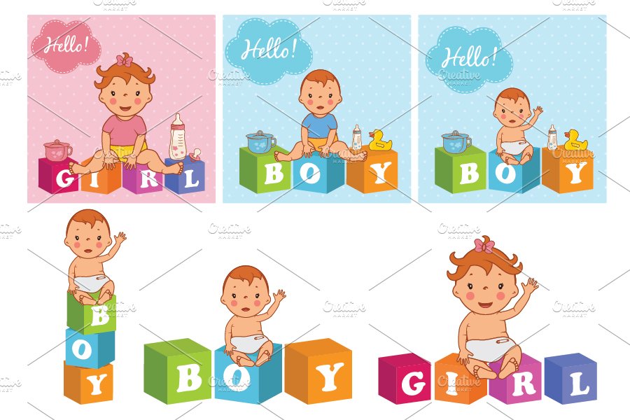 Baby set vol.11 preview image.