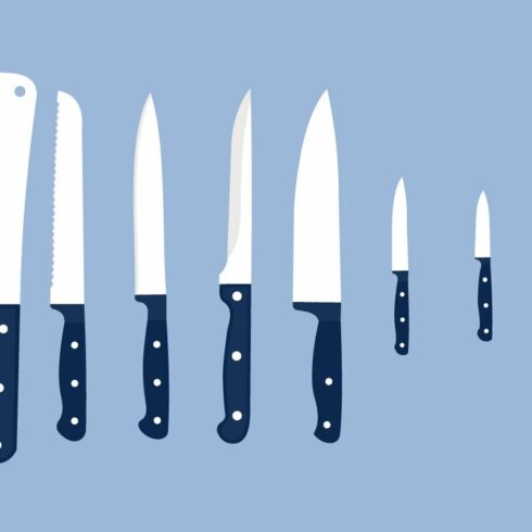 Kitchen Knives and Scissors Set cover image.
