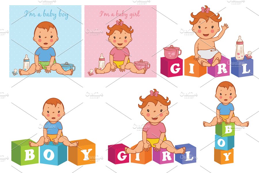 Baby set vol.10 preview image.